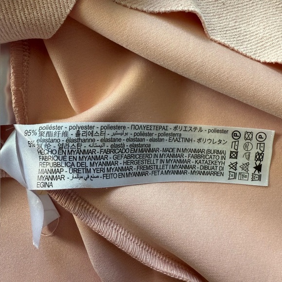 Zara Blush Pink Faux Pocket Mini Dress Women’s Size Medium - Picture 7 of 9